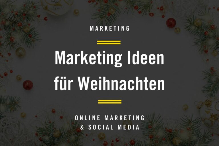 Marketing Ideen für Weihnachten Grafik