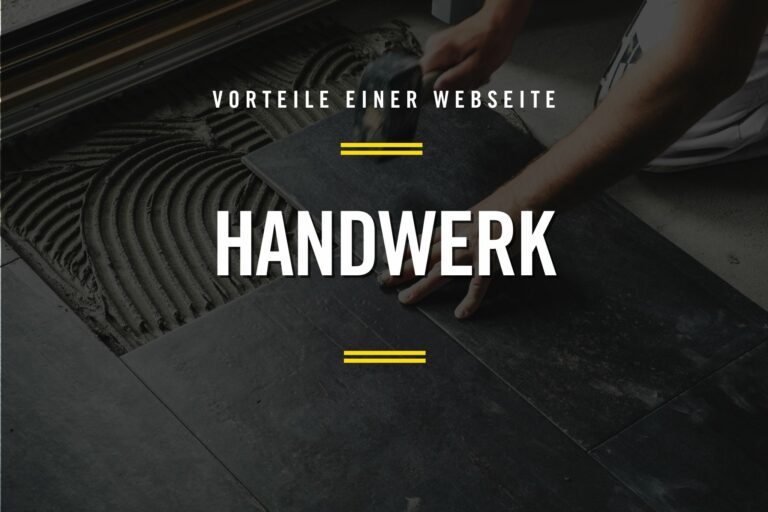 Website im Handwerk